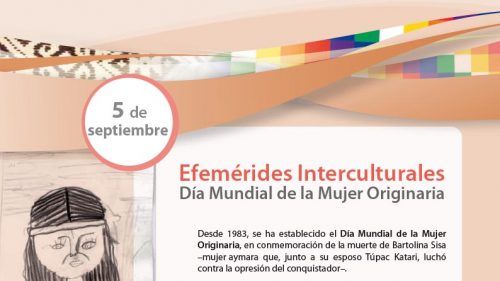 Efemérides Interculturales – 5 de septiembre, Día Mundial de la Mujer Originaria