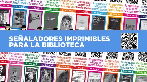 Señaladores imprimibles para la biblioteca